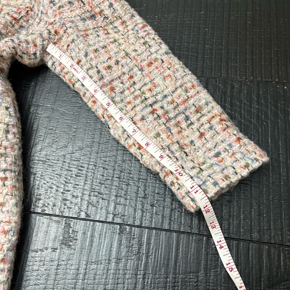 Elephant and Giraffe Long Sleeve Tweed Jacket - Picture 5 of 10